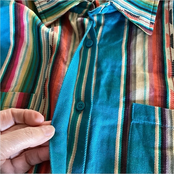 Lucky & Blessed Sleeveless Western Button Down Shirt Women’s Size XL Top - Picture 6 of 13